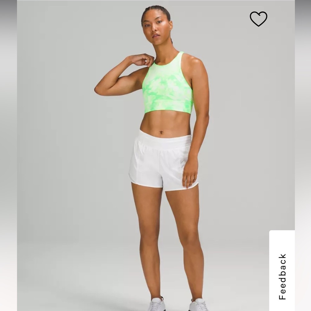 Lululemon Energy Bra High Neck Long Line Shibori
Medium Support — green